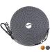 Floxic tow lines for dogs |5m 10m 15m 20m gray |Reflecting Touline with removable hand loop |Also ideal as training lines for puppies 15m gray