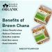 Blessfull Healing Organice Brown Chana 1 lb (453 Gram) - Buy Online on SooperMarket.com