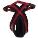Trixie Premium touring harness size M: breast circumference 45 80 cm/25 mm in red - sporty dog harness with pleasant fleece padding continuously adjustable for medium -sized dogs 203903 red M: 45 80 cm/25 mm