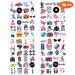 50s Temporary Tattoos (96PCS) - Birthday Party Decorations & Favors for Fans | Women, Men, Boys, Girls | School Prizes & Gifts - Buy Online on SooperMarket.com