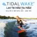 Tidal Wake XLR8 Wake Surf Shaper - For Inboard Boats | Floating Wakesurf Creator - Silver/Black Fin - Buy Online on SooperMarket.com