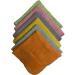 Petal Cliff 12 Pack 100% Cotton Wash Cloth Set - Extra Soft & Absorbent - 12x12 Size - Machine Washable - Assorted Colors - Buy Online on SooperMarket.com