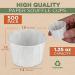 500 Pack 1.25 oz Treated Paper Souffle Portion Cups - White Disposable Cups for Condiments, Samples, Jello Shots, Sauce - Ideal for Measuring - Eco-Friendly Option - Buy Online on SooperMarket.com