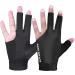 AZM 3 Fingers Pool Glove - Left Hand Snooker Cue Sport Glove for Billiards - Medium Black - Buy Online on SooperMarket.com