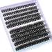 PHKERATA Fluffy Cluster Lashes DIY Extension Kit 8-18MM D Curl Individual Eyelashes | 200Pcs Lash Clusters with Bond, Seal, Tweezers | 70P Kit - Buy Online on SooperMarket.com