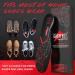 2022 Premium Anti-Fatigue High Arch Support Insoles | Relief Plantar Fasciitis & Foot Pain | Men 9-10.5/Women | Black M - Buy Online on SooperMarket.com
