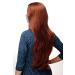 WIG ME UP - Very Long Red Copper Straight Wig 80 cm | Hair Replacement 3217-130 - Buy Online on SooperMarket.com