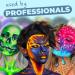 Blue Squid PRO Pastel Green Face Paint 30g - Professional Water Based Single Cake for Adults & Kids - Halloween Face Painting SFX - Buy Online on SooperMarket.com