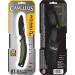 Camillus 19286 BT-8.5 Hunting Knife - 8.9 cm Aus-8 Steel Blade with Ballistic Nylon Sheath - Black/Green GfN/TPE Handle - Ideal for Outdoor Adventures - Buy Online on SooperMarket.com