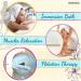 Nortembio Epsom Salt 2x1.3 kg - 100% Pure Magnesium Bathing Salt for Muscle Relaxation & Sleep | Includes Free eBook - Buy Online on SooperMarket.com