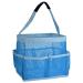 Mesh Shower Bag - Easily Carry, Organize Bathroom Toiletry Essentials While Taking a Shower. (9-Pockets | Blue)