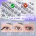 JIMIRE Natural Lash Clusters 3D Wispy Individual Eyelashes Extension Kit | Bond & Seal Glue | DIY 9-12MM CC Curl Fluffy | 96Pcs - Buy Online on SooperMarket.com