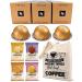 Nespresso Vertuo Golden Caramel Coffee Capsules - 3 Boxes (30 Pods) Bundled with Border Biscuits Selection & Giftable Tote Bag