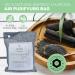 Enoch Bamboo Charcoal Air Purifying Bags (4 Packs) - Natural Odor Eliminator & Moisture Absorber for Homes, Cars, Shoes, Fridges, Closets - 4x200g - Buy Online on SooperMarket.com