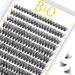 Lash Clusters 40D-0.07C-9-15MIX B&Q Lash Individual Lashes 280 Clusters False Eyelash 20D 30D 40D Lash Clusters Extensions Individual Lashes Cluster DIY Eyelash Extensions at Home (40D-0.07C-9-15mix) 40D-0.07C-280PCS 9-15 MIX