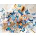 Knaid Butterfly Stickers Set - 320 Transparent Colorful Resin Decals for Scrapbook, Journal, and Crafts - Buy Online on SooperMarket.com