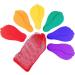 K-Roo Sports Set of 6 Colorful Foot-Shaped Floor Markers - Non-Slip Rubber Footprints in Mesh Bag for Dance, Karate & Activities - Buy Online on SooperMarket.com
