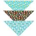Native Pup Easter Dog Bandana| 3-Pack| Spring Scarf Set Eggs, Bunnies, Chicks (Easter, Large) Large (Pack of 3) Easter Pack 1