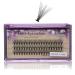 Bodermincer C Curl Individual Flare False Eyelashes 10mm - 20 Hairs/Cluster Fake Lashes Extension - Buy Online on SooperMarket.com