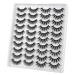 JIMIRE 20 Pairs Mixed Fluffy & Natural Volume False Eyelashes - Wispy Faux Mink Lashes Pack - Buy Online on SooperMarket.com