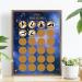 Nastami Advent Calendar - Scratch Off A3 Christmas Calendar (Yoga DARK) | International Shipping Available - Buy Online on SooperMarket.com
