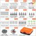 PLUSINNO 201pcs Fishing Accessories Kit in Tackle Box - Hooks, Weights, Split Shot Gear for Bass, Trout, Catfish - Buy Online on SooperMarket.com