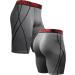 NELEUS Men's 3 Pack Compression Shorts XL - Black/Red/Grey/Navy Blue - Buy Online on SooperMarket.com