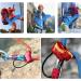 TRIWONDER ATC Belay Device - V-Grooved Micro Rescue Guide for Rock Rappelling | Red with Carabiner - Buy Online on SooperMarket.com