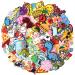 TACVEL 60PCS Random Assorted Styles Embroidered Patches Sew on / Iron on Patches Applique for Clothes Dress Pants Hats Jeans Sewing Flowers Applique DIY Accessory 1.60Pcs Random Pack of Assorted