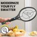 ZAP IT Rechargeable Bug Zapper Racket (4000 Volt) - USB Charging Cable - Large Black - Buy Online on SooperMarket.com