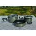 Texsport Black Ice The Scouter 5-Piece Hard Anodized Camping Cookware Set - Buy Online on SooperMarket.com