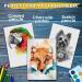 MUJINHUA Watercolor Paper 140lb 6.1X8.7 - 20 Sheets, Cold-Pressed, Acid-Free | Ideal for Watercolor Painting, Wet Media, Sketchbook | Textured Paper for Kids & Beginners - Buy Online on SooperMarket.com