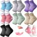 JAGELY 7 pairs of heel socks Moisty moisturizer moisture socks spa gel heel socks cracked gel heel heel sleeping socks for women men repair dry rough cracks