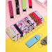 40-Piece Lipstick Holder Keychain Set | Clip-on Sleeve & Protective Cases for Women & Girls | Lip Balm Keyring Holder | Travel Accessories - 4 Styles - Buy Online on SooperMarket.com