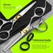 Suvorna 5.5 Hairdressing Scissors Set - Professional Barber and Hair Cutting Scissors with Thinning Shears for Right-Handed Hairdressers - 2 Pc Set - Buy Online on SooperMarket.com