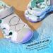 DREAM PAIRS Kids Sandals - Boys & Girls Outdoor Summer Sport Velcro Shoes - Light Grey Purple - 33 EU - Buy Online on SooperMarket.com