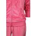 Yasumond Velour Tracksuit Set - Coral Small | Women's 2-Piece Joggers Outfit - Buy Online on SooperMarket.com