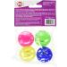 Ethical Slotted Balls Cat Toy 4-Pack - Pink, Blue, Green, Yellow - Buy Online on SooperMarket.com
