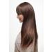 WIG ME UP 3421-2T33 | Brown Long Straight Hair Wig with Cheeky Bangs & Streaks - International Shipping Available - Buy Online on SooperMarket.com