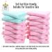 24 Count Premium Soft Makeup Remover Cloths - Microfiber Facial Washcloths - Fast Drying & Highly Absorbent Towel - Pink-Blue 7x9 Inch (Pack of 24) - Buy Online on SooperMarket.com