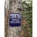 Minuteman No Trespassing No Hunting No Fishing Vinyl Signs on a Roll - 50 Count Purple - Buy Online on SooperMarket.com