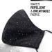 Reusable Washable Face Mask - Adjustable Ear Loops & Nose Wire - 3 Layer with Cotton Filter - Unisex (2Pack) - Buy Online on SooperMarket.com