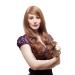 WIG ME UP Wig women s wig very long sexy wavy tips light brown parting 3445-KII30 60 cm