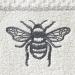 SKL Home Farmhouse Bee Hand Towel Set - White | Luxe cotton towels with charming bee design - Buy Online on SooperMarket.com