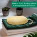 Organic Loofah Exfoliating Sponge (3 Pack) - Natural Body Scrubber - Biodegradable Bath Luffa Sponges - Buy Online on SooperMarket.com