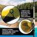 Reaction Tackle Fishing Rod Socks - Ultimate Protection for Baitcasting & Spinning Rods - Fits 7ft & 8ft - 2-Pack XL Black Sleeves - Buy Online on SooperMarket.com
