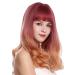 WIG ME UP MS1733-1344R716 Women's Long Bangs Wig - Straight Curly Balayage Purple Orange Blonde - International Shipping Available - Buy Online on SooperMarket.com