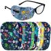 12 Pieces Eye Patch for Kids Girls Eye Patch for Glasses Boys over the Lens Colorful Eye Patch Toddler Eye Patch Adorable Kids Eye Patches Assorted Eye Patch Cover for Kids Boys Girls (Fresh Style)