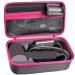 Case Holder Compatible with Dyson Supersonic Hair Dryer Blow Dryer Storage Bag Fits for Dyson Supersonic Hair Dryer Limited Gift Set Edition and Accessories Box Only Fuchsia