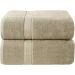Oakias 2 Pack Luxury Beige Bath Sheets - 35 x 70 Inches, 600 GSM Extra Large Towels - Buy Online on SooperMarket.com
